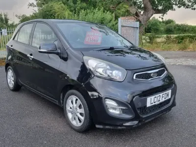 Used Kia Picanto 68 HP (50 kW) 2012 Black Hatchback