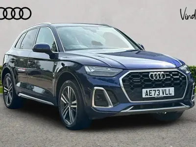 Used Audi Q5 S-Line 295 HP (216 kW) 2023 Blue SUV