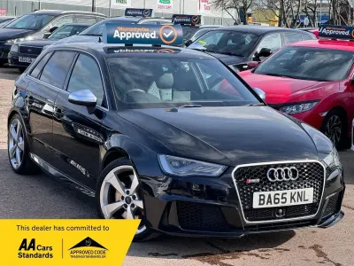 Begagnad Audi RS3 Performance 400 HK (294 kW) 2015 Svart Sedan