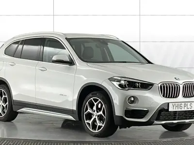 Used BMW X1 xLine 192 HP (141 kW) 2016 Mineral white metallic SUV