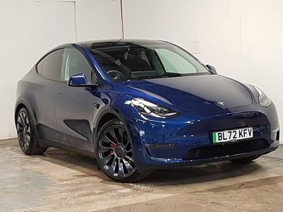 Used Tesla Model Y Performance 11 kW (15 HP) 2022 Blue SUV