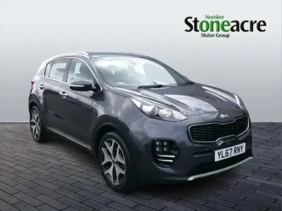 Used Kia Sportage GT-Line 174 HP (127 kW) 2018 Silver SUV