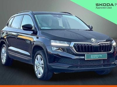 Black magic pearl effect Used 2024 Skoda Karoq SE Drive SUV | £21,189 (Good price)