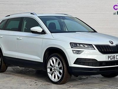 White Used 2018 Skoda Karoq SUV | £16,881 (Fair price)