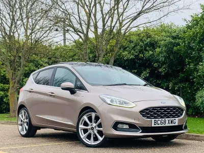 Used Ford Fiesta Vignale 100 HP (73 kW) 2019 Beige Hatchback