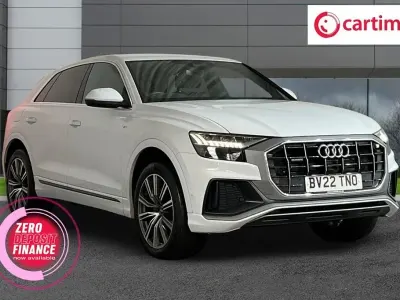 Used Audi Q8 S-Line 286 HP (210 kW) 2022 White SUV