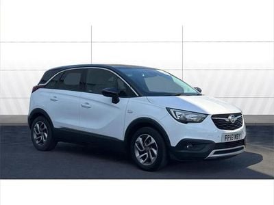 Used Vauxhall Crossland X 81 HP (59 kW) 2018 White SUV