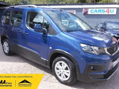 Used Peugeot Rifter Allure 127 HP (93 kW) 2018 Blue MPV