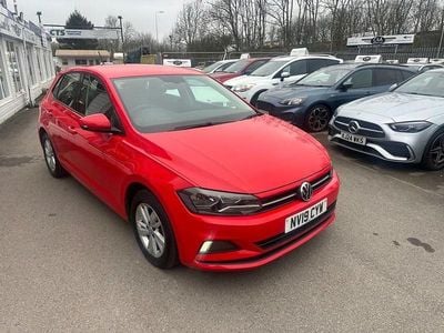 Used VW Polo Edition 95 HP (69 kW) 2019 Red Hatchback