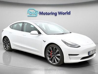 Used Tesla Model 3 Performance 461 kW (627 HP) 2020 White Sedan