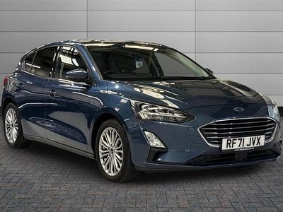 Blue Used 2022 Ford Focus Titanium X Hatchback | £16,350 (Fair price)