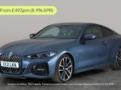 Blue Used 2021 BMW 430 M Sport Coupe | £26,734 (Fair price)