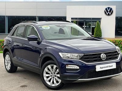 Used VW T-Roc SE 115 HP (84 kW) 2019 Blue SUV