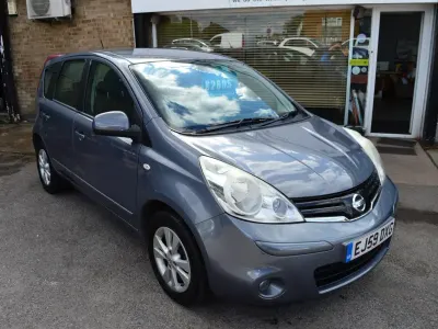 Used Nissan Note Acenta 88 HP (64 kW) 2009 Grey Hatchback