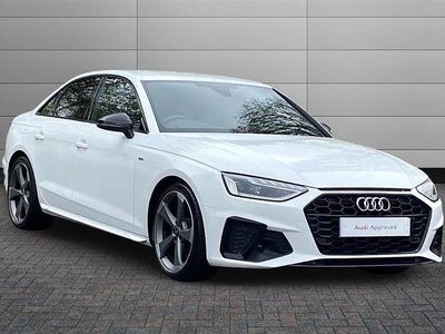 Used Audi A4 Black Edition 150 HP (110 kW) 2021 Ibis white Sedan