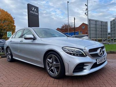 Silver Used 2019 Mercedes C220 AMG line Sedan | £16,800 (Good price)