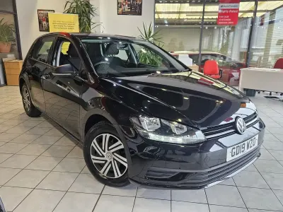 Used VW Golf VII S 85 HP (62 kW) 2019 Black Hatchback