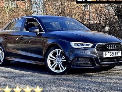 Used Audi A3 S-Line 150 HP (110 kW) 2019 Black Sedan