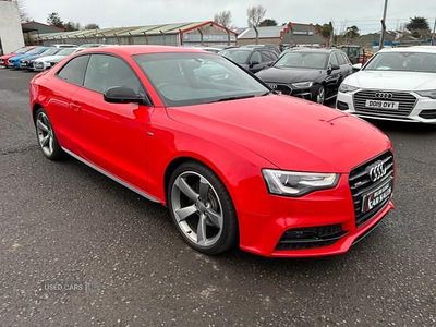 Used Audi A5 Black Edition 190 HP (139 kW) 2016 Red Coupe