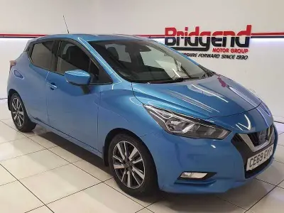Used Nissan Micra Tekna 2020 Blue Hatchback
