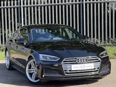 Używany Audi A5 S-Line 190 KM (139 kW) 2020 Czarny Coupe