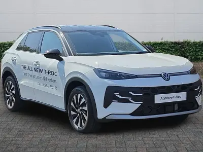 New VW T-Roc Cabriolet Life 2026 Pure white SUV