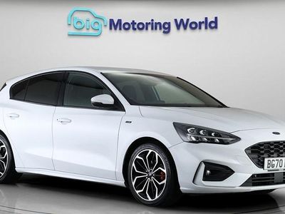 Begagnad Ford Focus ST-Line X 125 HK (91 kW) 2020 Vit Halvkombi