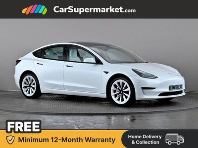 Used Tesla Model 3 Long Range AWD 77 kW (106 HP) 2021 White Sedan