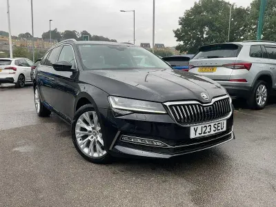 Used Skoda Superb SE L 160 HP (117 kW) 2023 Black Estate