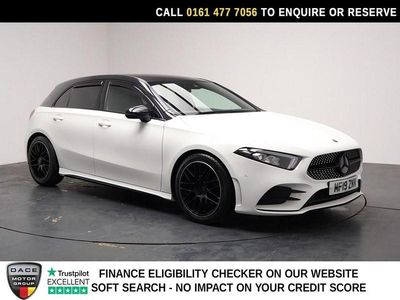 Used Mercedes A180 AMG line 136 HP (100 kW) 2019 White Hatchback