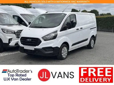 Used Ford Transit Custom 130 HP (95 kW) 2021 White Van