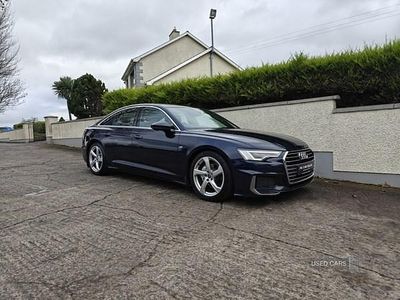 Blue Used 2019 Audi A6 S-Line Sedan | £16,995 (Fair price)