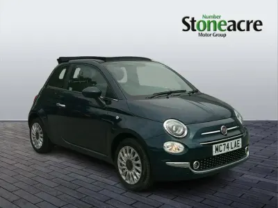 Used Fiat 500 68 HP (50 kW) 2024 Blue Cabriolet