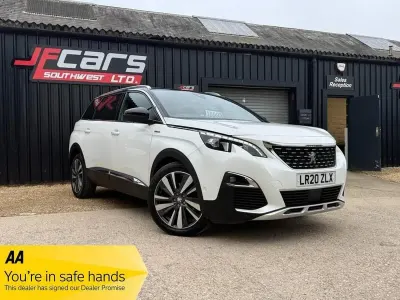 Begagnad Peugeot 5008 Premium 130 HK (95 kW) 2020 Vit SUV