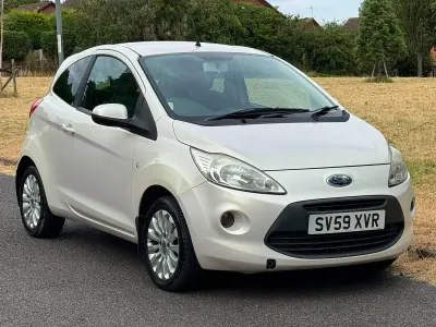 Used Ford Ka Zetec 2009 White Hatchback