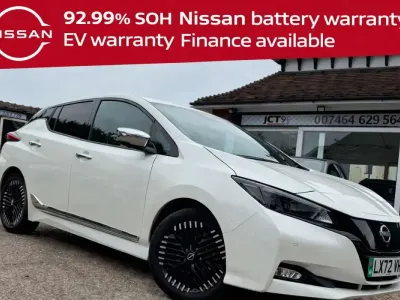 Occasion Nissan Leaf Tekna 110 kW (150 ch) 2022 Blanc Citadine