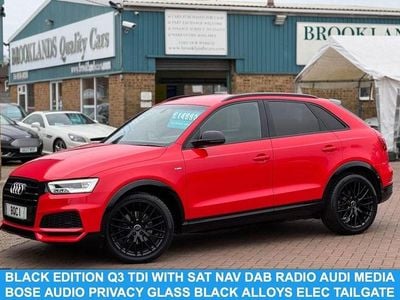 Used Audi Q3 Black Edition 150 HP (110 kW) 2018 Red SUV