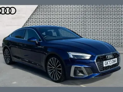 Used Audi A5 S-Line 200 HP (147 kW) 2023 Blue Coupe