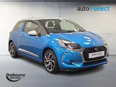 Used DS Automobiles DS3 Elegance 2016 Blue Hatchback