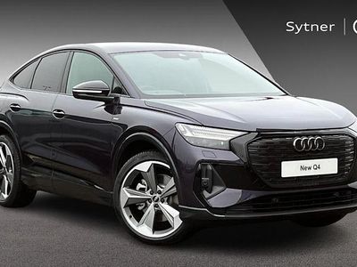New 2025 Audi Q4 Sportback e-tron Black Edition SUV | £57,000 (Fair price)