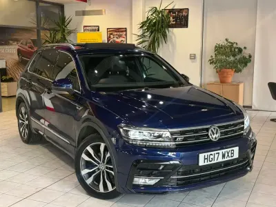Usado VW Tiguan R-line 150 CV (110 kW) 2017 Azul SUV