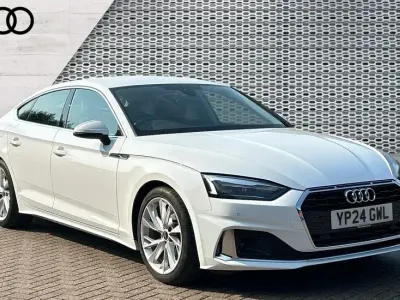 Used Audi A5 Sportback Sport 150 HP (110 kW) 2024 White Hatchback
