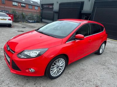 Red Used 2014 Ford Focus Zetec Hatchback | £2,895 (Fair price)