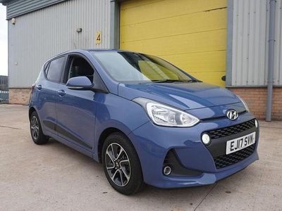 Used Hyundai i10 Premium 66 HP (48 kW) 2017 Blue Hatchback