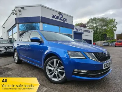 Gebraucht Skoda Octavia SE L 115 PS (84 kW) 2017 Blau Kleinwagen