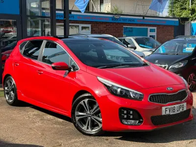 Used Kia Ceed GT-Line S 134 HP (98 kW) 2018 Red Hatchback