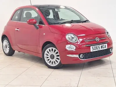 Used Fiat 500 Lounge 69 HP (50 kW) 2016 Red Hatchback