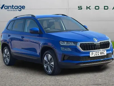 Used Skoda Karoq SE Drive 147 HP (108 kW) 2022 Energy blue SUV