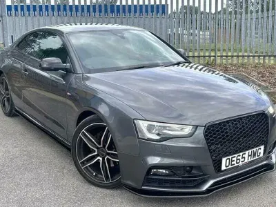 Used Audi A5 Black Edition 190 HP (139 kW) 2015 Grey Coupe