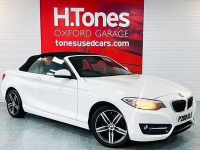 White Used 2015 BMW 220 Sport Line Cabriolet | £10,495 (Fair price)